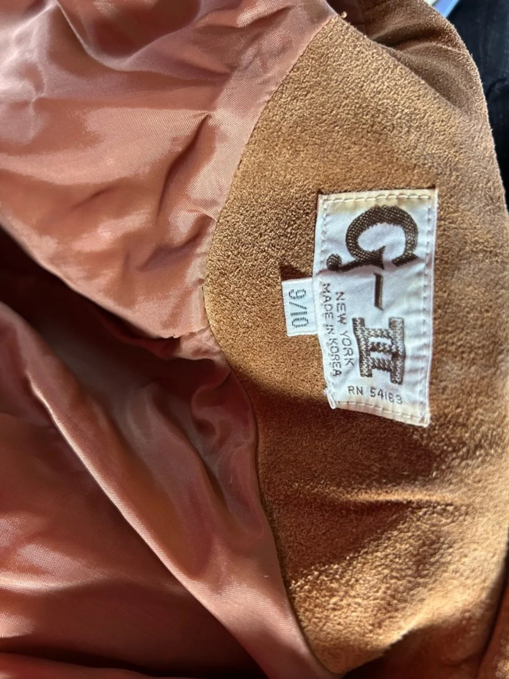 Suede Fringe Zip-Up Jacket in Tan - Picture 7 of 9